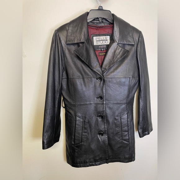 PELLE STUDIO leather jacket, Size XS. - Picture 1 of 11